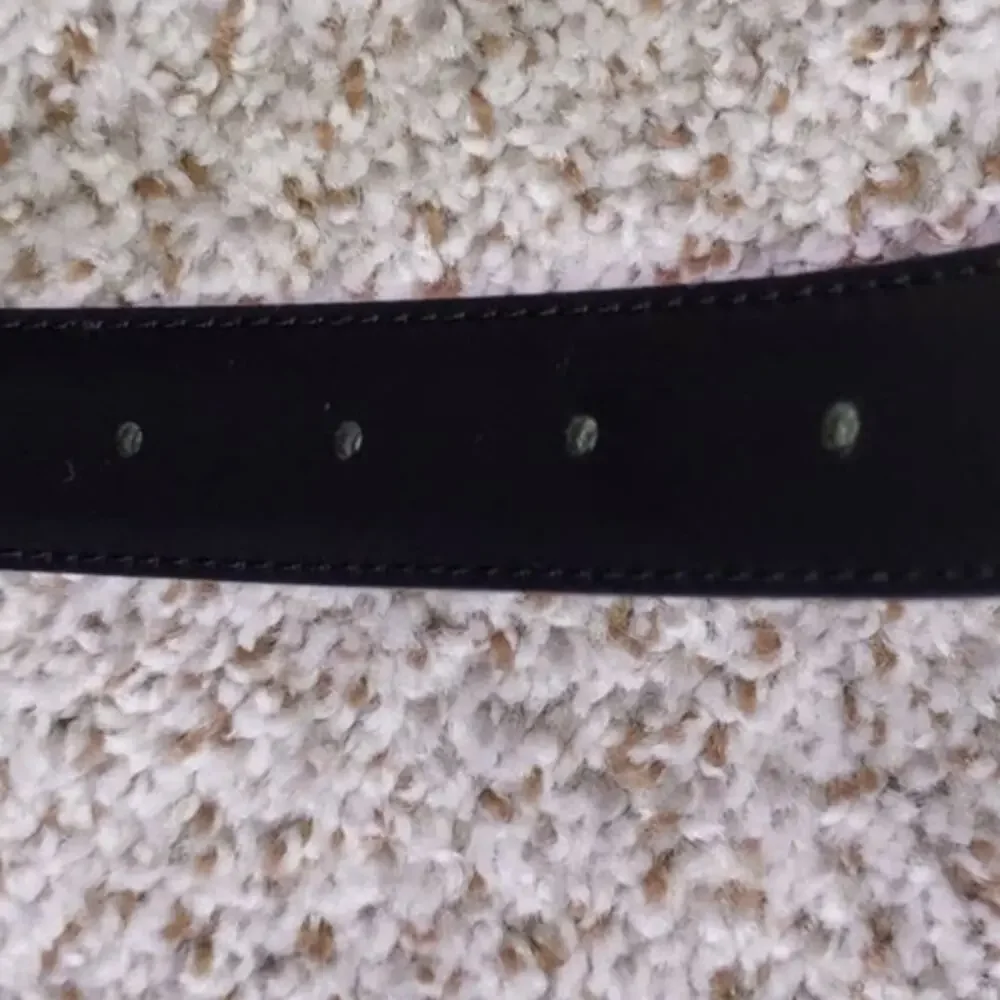 Jennifer Moore Women's Blue Leather Belt Size S Classic Casual Waist Accent